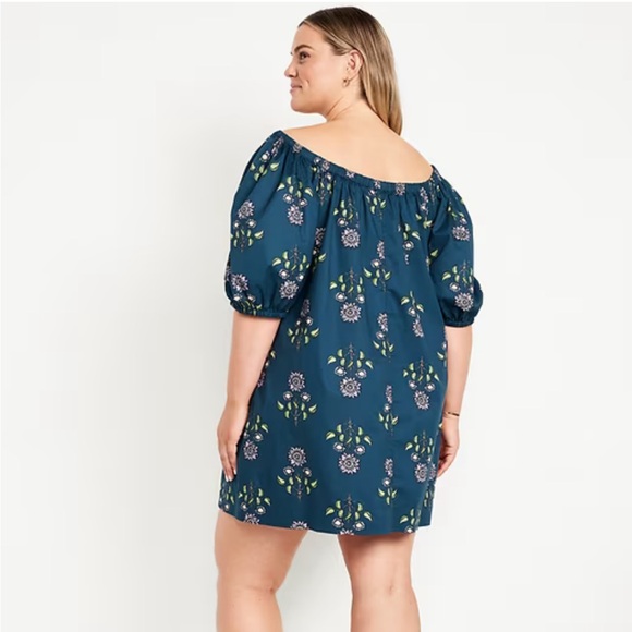 Floral Mini Swing Dress - Picture 2 of 3